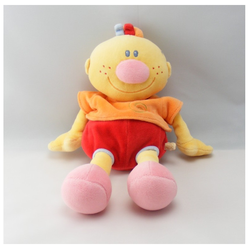 Doudou Billy et Babette rouge rose NATTOU