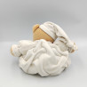 Doudou ours plume blanc dragée KALOO