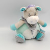 Doudou musical ane gris bleu Picotin BABY NAT