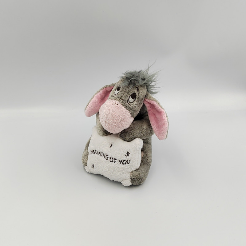 Doudou peluche Bourriquet gris coussin Dreaming of you DISNEYLAND