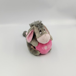Doudou peluche Bourriquet gris coeur DISNEYLAND