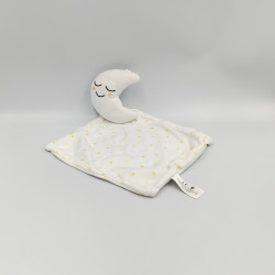 Doudou plat lune blanche jaune SIMBA TOYS