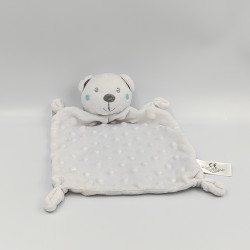 Doudou plat ours blanc gaufré SIMBA TOYS