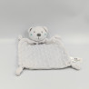 Doudou plat ours blanc gaufré SIMBA TOYS