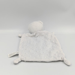 Doudou plat ours blanc gaufré SIMBA TOYS