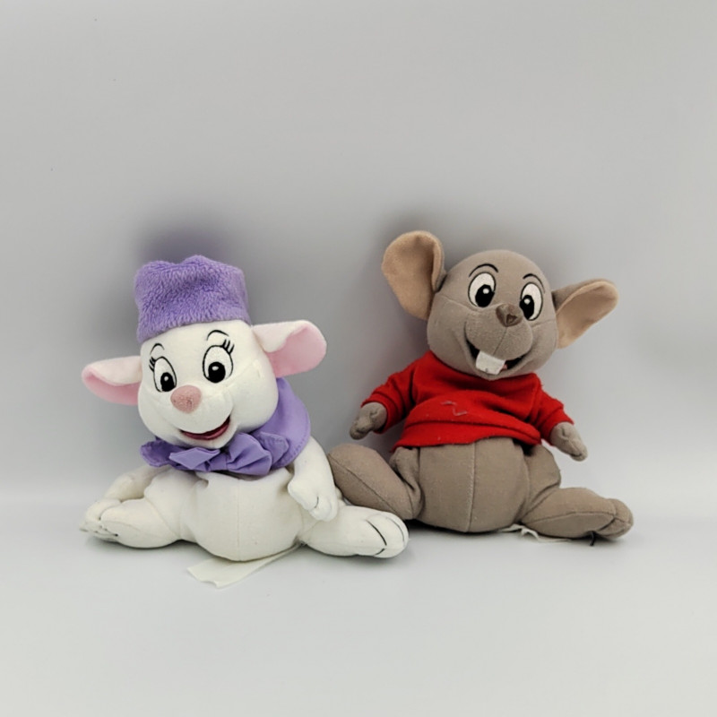 Peluche souris Bernard et Bianca DISNEY