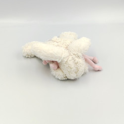 Doudou et compagnie lapin blanc rose Bonbon Avent