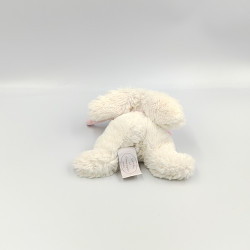 Doudou et compagnie lapin blanc rose Bonbon Avent 16 cm