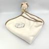 Doudou lapin blanc beige gris étoile couverture UN REVE DE BEBE