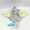 Doudou plat chien gris bleu pois NANJING