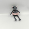 Peluche hippopotame gris tutu rose JELLYCAT