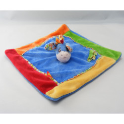 Doudou plat muticolore Bourriquet DISNEY BABY NEUF