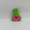 Doudou hochet grenouille verte rose CHICCO