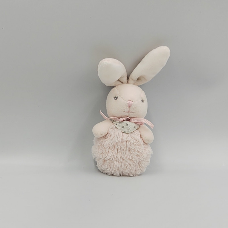 Mini Doudou lapin rose PERLE KALOO