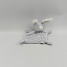 Doudou plat lapin bleu étoile GRAIN DE BLE