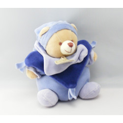 Doudou et compagnie ours noeuds orange cannelle pantin 