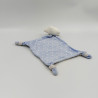 Doudou plat nuage bleu gris blanc étoiles SIPLEC