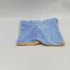 Doudou plat souris orange bleu KING BEAR