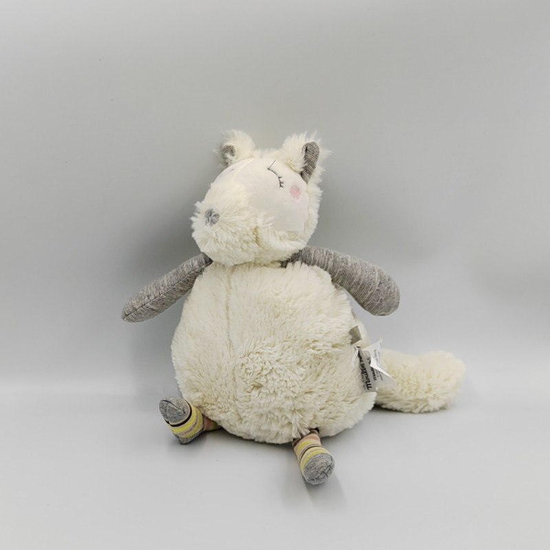 Doudou musical chien blanc Les Petits Dodos MOULIN ROTY