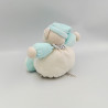 Doudou ours blanc bleu étoiles Petite Etoile KALOO