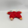 Doudou lapin Patachou rouge orange Corolle