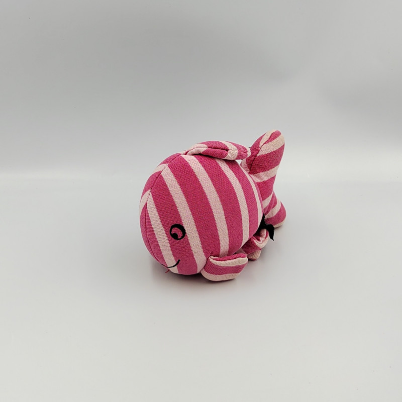Doudou poisson rose rayé SAINT JAMES