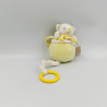 Doudou et compagnie musical chat jaune blanc Cueillettes