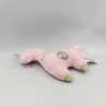 Doudou licorne rose hochet miroir MOTS D'ENFANTS