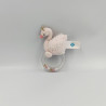 Doudou hochet cygne rose couronne TEX BABY