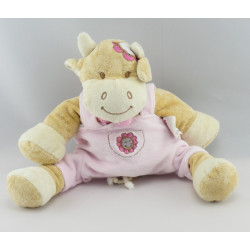 Doudou plat vache rose Lola rosalie BENGY 