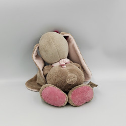 Doudou lapin beige rose Nina NATTOU
