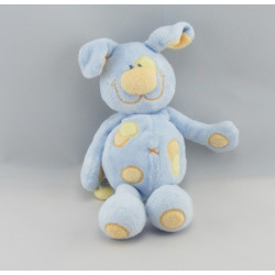 Doudou chien bleu nez rouge KIABI