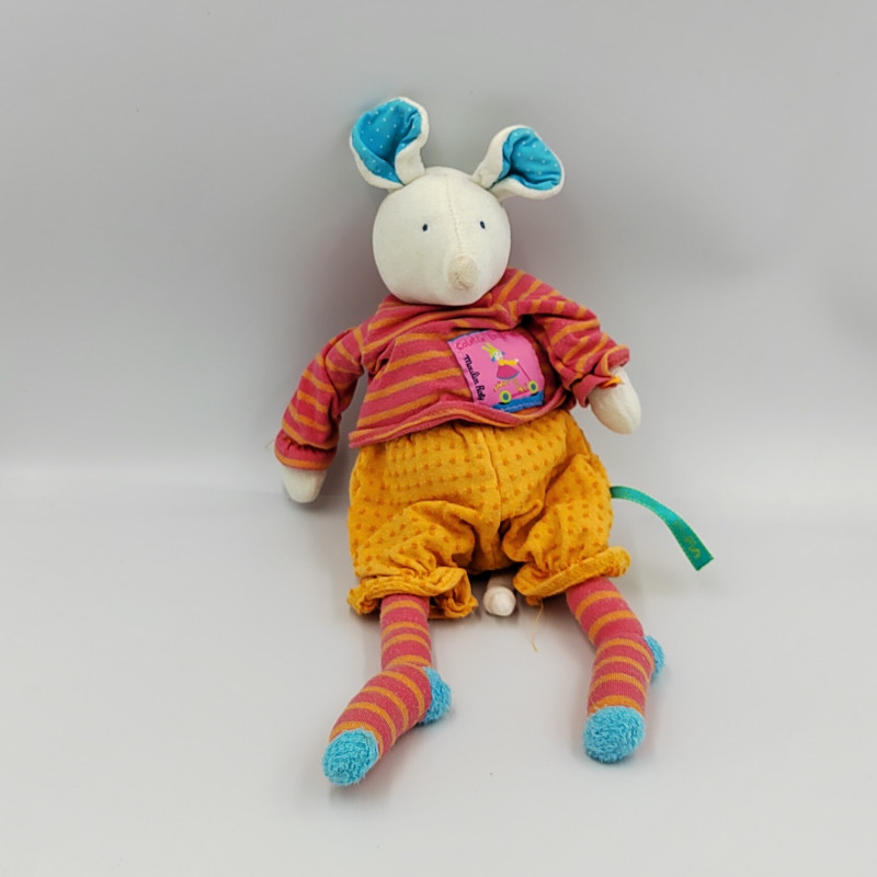 Doudou souris Colette Trottinette MOULIN ROTY 28 cm
