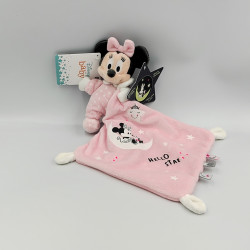 Doudou luminescent Minnie rose avec mouchoir Hello Star DISNEY BABY