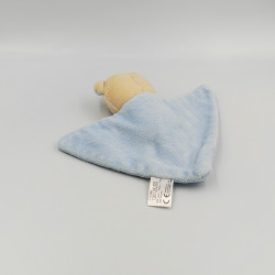 Doudou plat ours bleu j'aime Papa KING BEAR