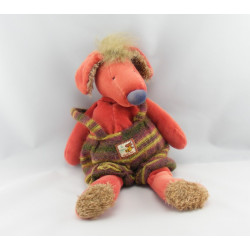 Doudou chien rouge Les Zazous MOULIN ROTY