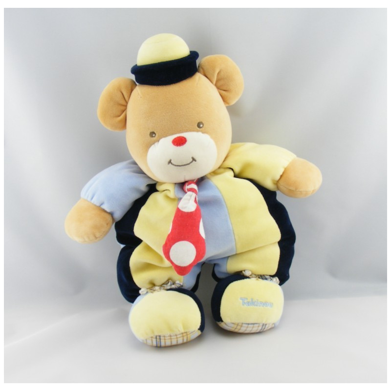 Doudou Ours rose Vichy Takinou