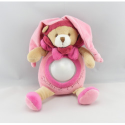 Doudou et compagnie plat ours arlequin violet Collector