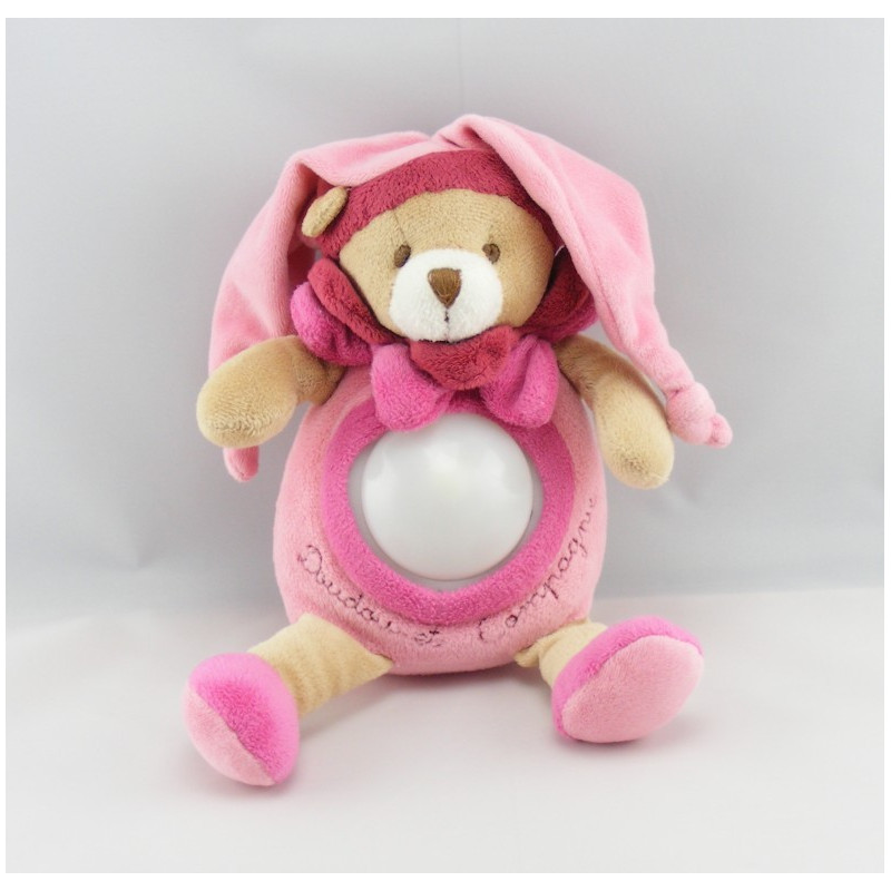 Doudou et compagnie plat ours arlequin violet Collector