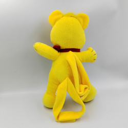 Doudou peluche sac ours jaune HARIBO