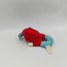 Doudou hochet Mickey déguisé en lapin rouge bleu DISNEY