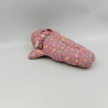 Ancien Doudou peluche veilleuse Luciole chenille rose