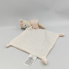 Doudou biche faon rose blanc pois dorés MOTS D'ENFANTS