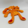 Doudou semi plat lapin orange DPAM