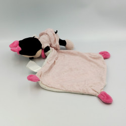 Doudou Minnie rose blanc avec mouchoir to the moon DISNEY