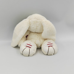 Doudou lapin blanc ROUGE KALOO