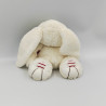 Doudou lapin blanc ROUGE KALOO