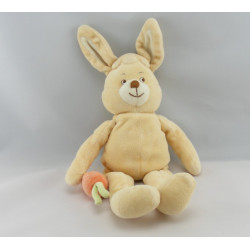 Doudou lapin bleu avec carotte JOLLYBABY