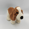 Peluche chien marron blanc HUSH PUPPIES RUSS BERRIE