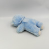 Doudou Peluche ours bleu foulard BOULGOM